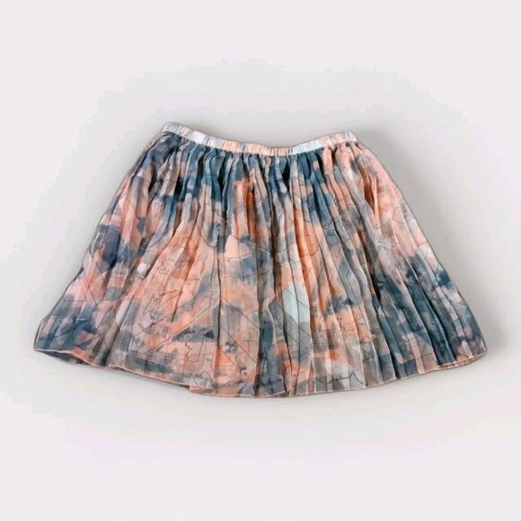 BCBGeneration Women Y2K Multicolor Mini Skirt Medium M Elastic Waist Pleated EUC - Picture 1 of 9